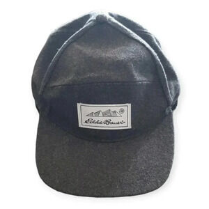 Eddie  Bauer Men's Grey One Size Wool Fuzzy Snapback Hat